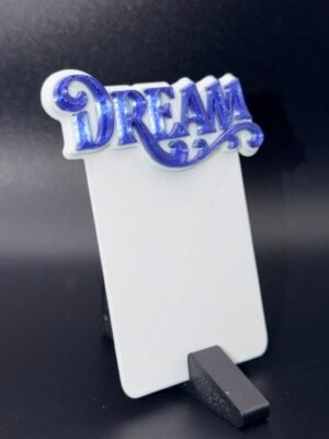 DCL Dream light card in White and blue silver