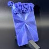 Wish DCL light card in Blue Silver PLA with pattern