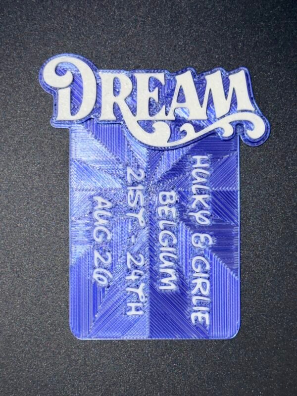 Personalized Light cabin card